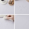Demetex White Waterproof Tablecloth 152cm x 305cm Rectangular Christmas Table
