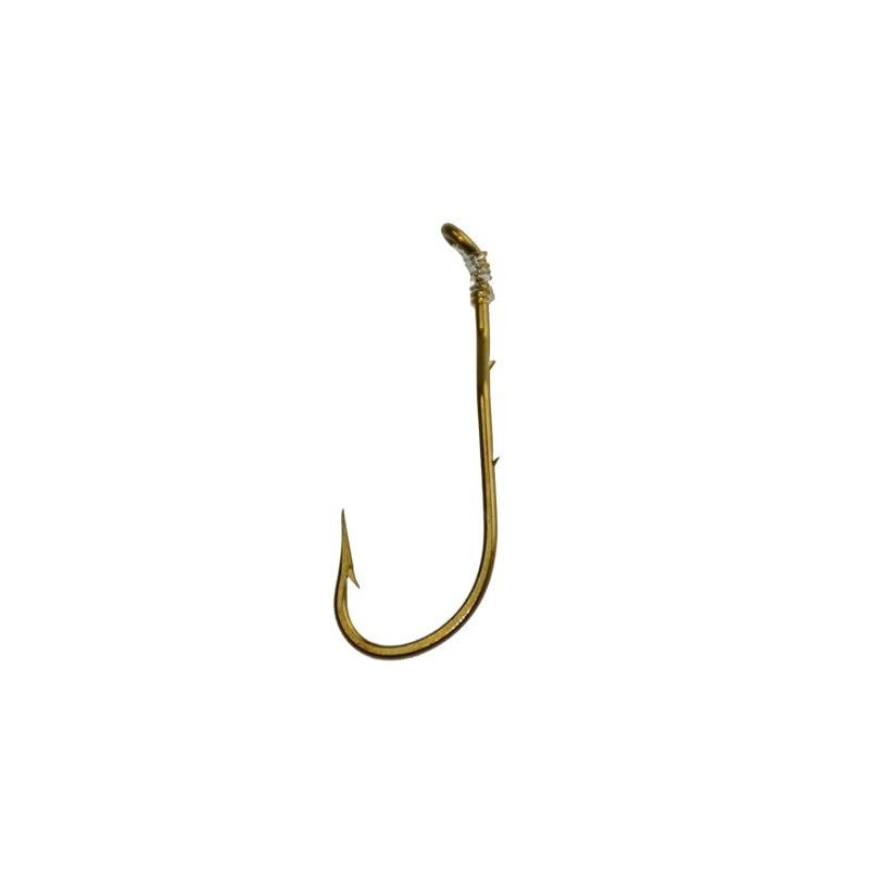 Tru Turn Snelled Baitholder Hook (Bronze, 4)