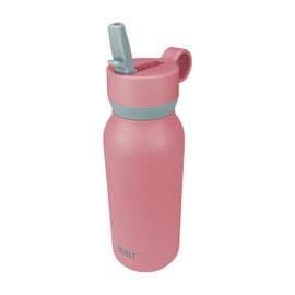 Built 32oz Cascade Bottle with Wide Mouth Straw Lid and Filter Pink