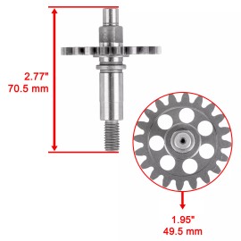 Caltric Water Pump Impeller Shaft Gear for Yamaha WR250F YZ250F 2001-13/ 5XC-12459-00-0