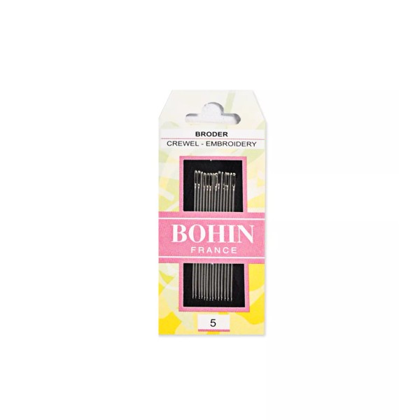 Bohin France Crewel Embroidery Needles Sizes 5