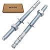 SKIR'CO (Pack of 8) Galvanised Wedge Anchors M10 x 140