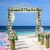 SHACOS 6 ft/185 cm Artificial Flower Garland Wedding Artificial Flowers