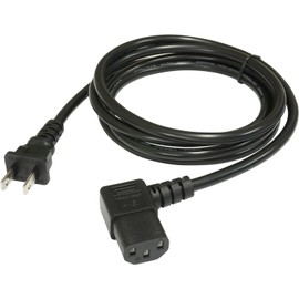 Kaito Denshi Power Cable 3-Pin L-shaped IEC 60320 C13 PSE RoHS 1.8m