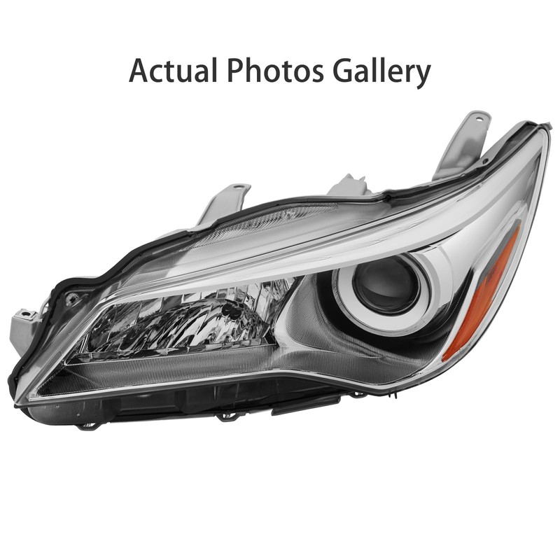 Pair Headlight Assembly Set For 2015 2016 2017 Toyota Camry