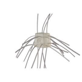 OSP Worm Dice Rubber MAXSALT SR04 Smoke Lemon