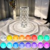 Crystal Lamp, Desk Light, Bedside Lamp, 2,000 mAh, Crystal Table