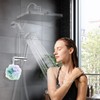 Hibbent Adjustable Shower Head Holder for Slide Bar, Universal 18-25mm