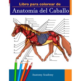 Libro para colorear de Anatomía del Caballo: Libro de Colores de Autoevaluación muy Detallado de la Anatomía Equina | El Regalo Perfecto Para ... de los Caballos y Adultos (Spanish Edition)