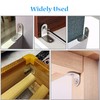 20Pcs Stainless Steel L Brackets - 20mm Right Angle Corner