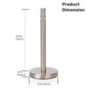 Paper Towel Holder Stand Countertop with Heavy Weighted Stainless Steel