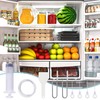 Bomtop Fridge Cleaning Set, Fridge Drain Cleaning, Fridge Brushes, Cleaning