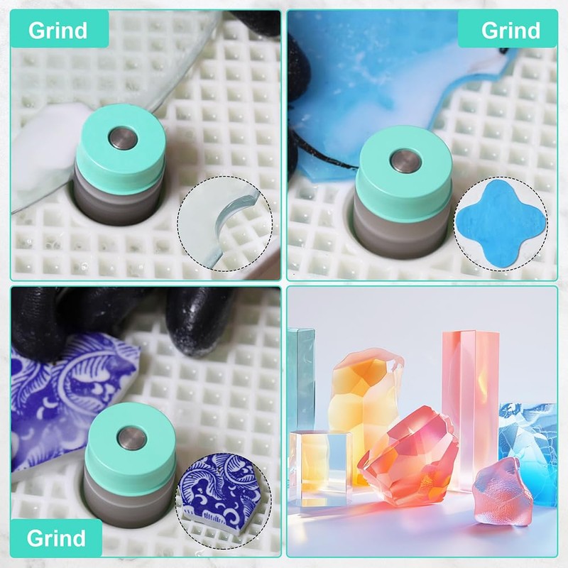 LEKOMESH Glass Grinder Bits for Stained Glass - 1 1/8