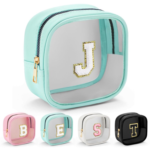 YOOLIFE YOOLIFE Initial Make Up Bag Travel Toiletry Bag, Clear