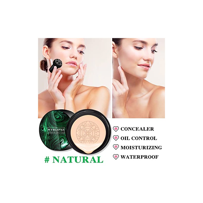 Base De Maquillaje En Cojín Con Forma De Hongo, Crema