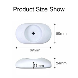 Wall Protection Pads, Pack of 4 Wall Protection for Baby Stair Gates, No Drilling, for Curtains, Fences, Hangers, Stair Gates, Protection Children