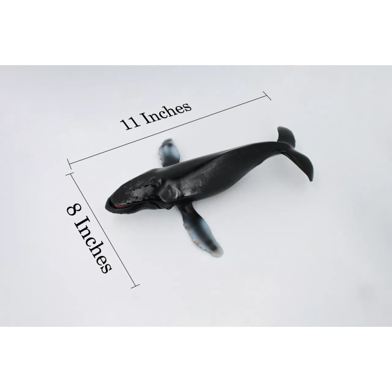 Deshen Du Humpback Whale, Hand Painted, Realistic Toy Figure, Model,