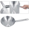 Stainless Steel Frying Pan Single Handle Fried Pan Cookware for