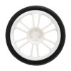 2PCS RC Racing Tire Plastic Wheel Hub and Rubber Tire