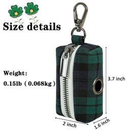 Unique style paws Dog Poop Bag Holder Reusable Waste Bag Dispenser for Travel,Park and Outdoor Use Includes 2 Roll Dog Poop Bags