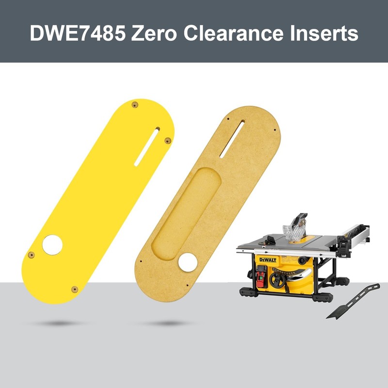 Thaekuns Zero Clearance Inserts for DWE7485 DCS7485B, DCS7485T1 Table Saws