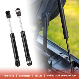 ACROPIX 7.5 Inch 22Lbs/100N Black Universal Lift Supports Gas Struts Gas Springs with Bracket Ball Stud for Car SUV RV Truck Motorcycle - Pack of 6