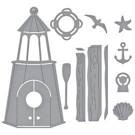 Build a Summer Birdhouse Etched Dies from Birdhouses Through The Seasons by Vicky Papaioannou