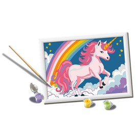 Ravensburger Creart Pink Unicorn Paint by Numbers Kit for Children