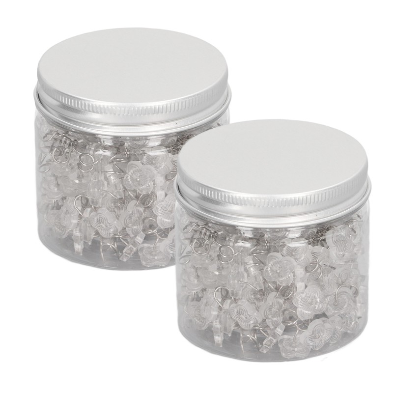 400Pcs Headliner Pins Plastic Stainless Steel Wide Application Easy Storage