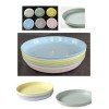 IKEA Kids Plates 7.5" Mixed Colors High Sides Unbreakable Plastic