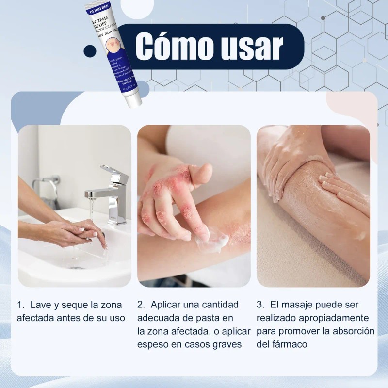 Crema Eczema Hidratante, Aliviar Piel Seca Y Picazón 20g