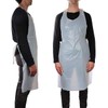 Quality 100 Disposable Aprons for Adults White | Waterproof Apron