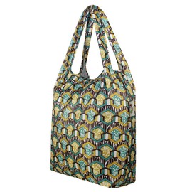 Re-Uz Trendy Folding Reusable Waterproof Carrier Shopper Supermarket Gym Swim Grocery Tote Bag - Links