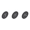 GROHE 3 Black Covers for Smartcontrol Vista, Euphoria Smartcontrol System