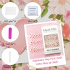 White French Tip Valentine's Day Press on Nails Medium Almond