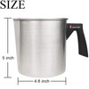EricX Light Candle Making Pouring Pot,2 pounds,Double Boiler Wax Melting