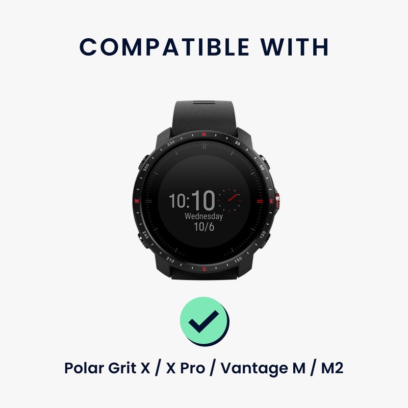 kwmobile Wristband Compatible with Polar Grit X/X Pro/Vantage M /