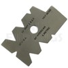 Jewellers Tools Screw Cutting Gauge 55 Degree : BSW/BSF/BA and