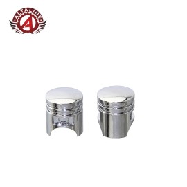 ALTALINE PISTON VALVE CAPS IN CHROME USED FOR SCHRADER VALVE