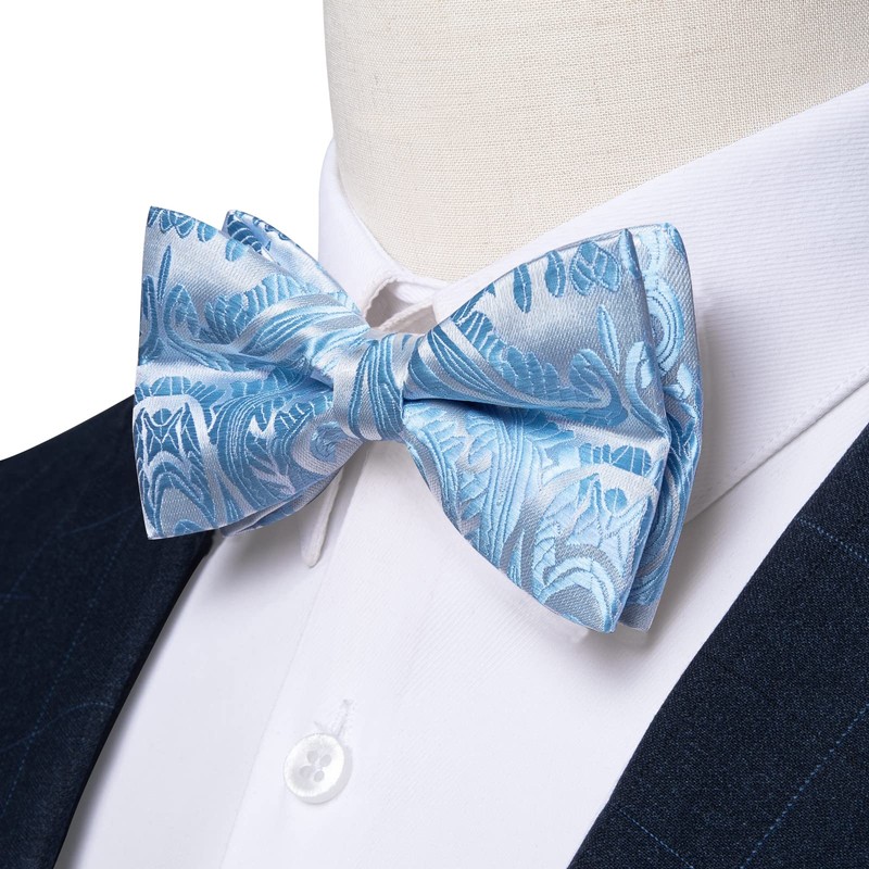 DiBanGu - Pajarita de cachemira para hombre, ajustable, con pajarita