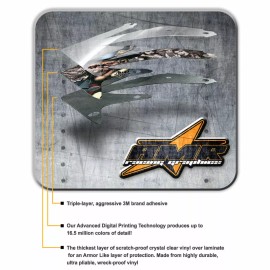 AMR Racing Mercury 115 Four 4 Stroke Decal Kit Outboard Engine Graphic Motor Stickers GREEN