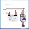 MHCOZY 4G Remote Control Relay Switch, 1CH 10A Dry Contact