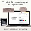 Trodat Trodat Firmenstempel mit Logo und Text – Printy 4912