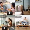 Homdat Simple Design Acrylic Tissue Box Rectangular 27.5x12.7x10.5 cm, Facial
