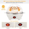 BPA-Free 7-Capacity Electric Egg Cooker Auto-Off Hard-Boiled Egg Maker with