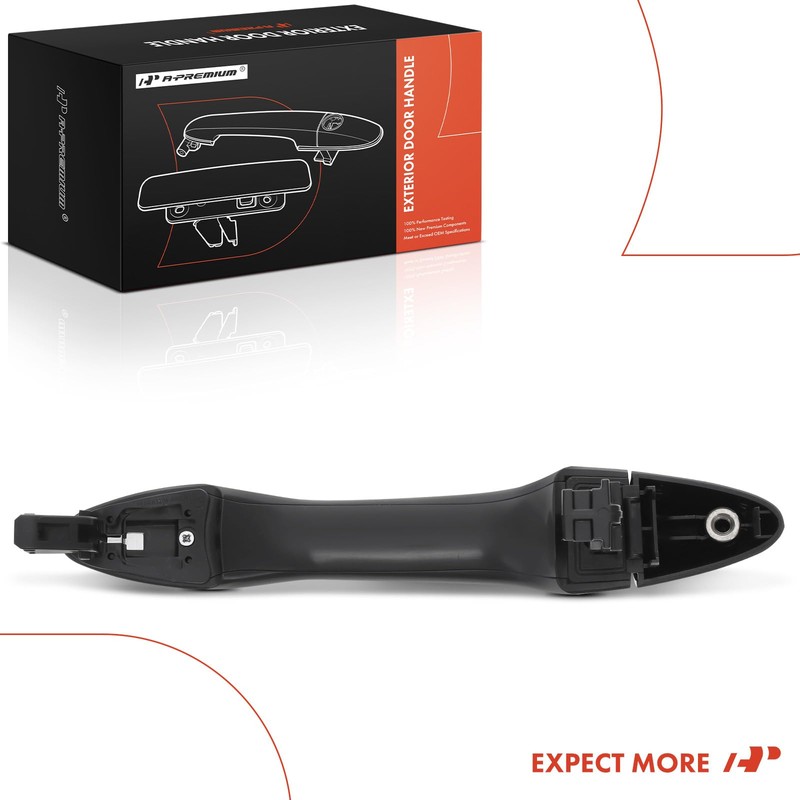 A-Premium Rear Driver or Passenger Side Exterior Door Handle Compatible