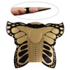 BeautyLeader 100pcs Nail Form Pro Butterfly Square Tips Nail Forms