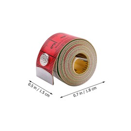 Operitacx Lightweight Measuring Tapes Body Measuring Tape Retractable Soft Tape Measure Web Mini Bathroom Scale Clothing Tape Travel Measurement Food Monitor Cowhide Nano-synthetic Material