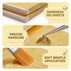 200 PCS Edible Gold Leaf, Gold Leaf Sheets, Easy to