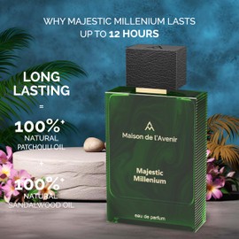 Maison de l'Avenir Majestic Millennium – SUPERNOVA COLLECTION | Spicy Fragrance | Unisex Cologne & Perfume | Natural & Essential Oils | Eau de Parfum (36 Hours) | Made in UAE | 100ml / 3.4 fl. oz.
